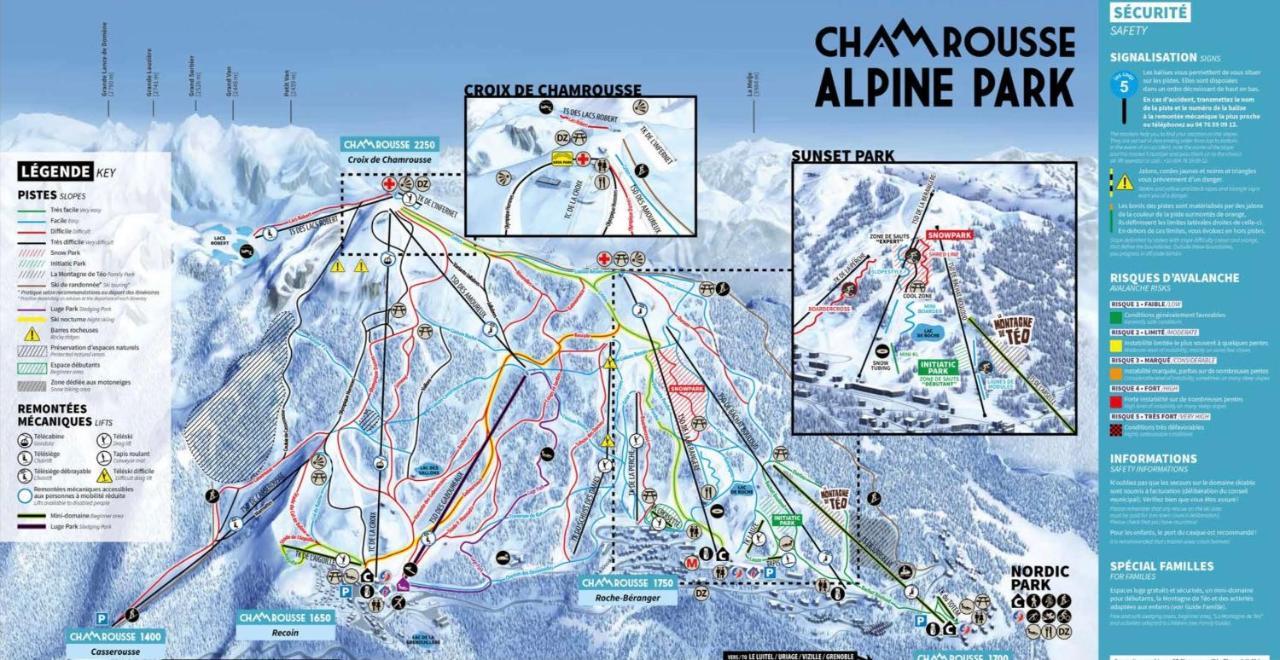 Apt 4/6 Pers Aux Villages Du Bachat Chamrousse Esterno foto